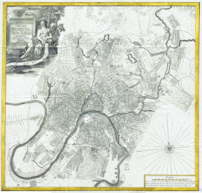 План Императорского Столичного города Москвы, сочиненной под смотрением Архитектора Ивана Мичурина в 1739 году
